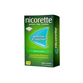 Nicorette 4 mg  Menthe Fraîche  30 gommes