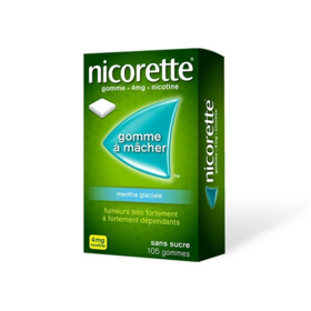 Nicorette 4mg Menthe glaciale 105 gommes