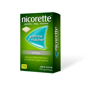 Nicorette 4mg Classique 105 gomme