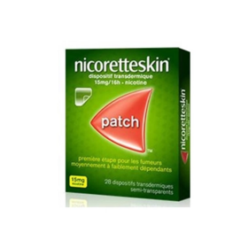 NicoretteSkin Patch 15 mg/16 h 28 patchs