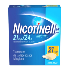 Nicotinell 21 mg/24 h 28 patchs – Médicament pour le sevrage tabagique