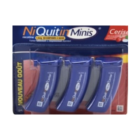 NiquitinMinis 1,5 mg Cerise - 60 comprimés