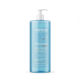 Noreva Xerodiane Cera+ Gel Surgras Liquide Doux 1 L peaux sèches à très sèches