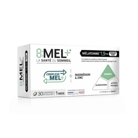 8:MEL+ Mélatonine 1,9mg 30 Comprimés
