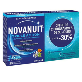 Novanuit Triple Action 2 x 30 comprimés