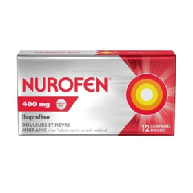 Nurofen 400 mg 12 comprimés – Médicament contre la douleur et la fièvre