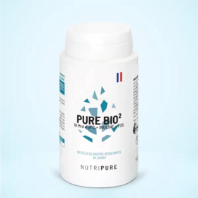 Nutripure Pure Bio² pré et probiotiques 60 gélules — complément microbiote immunité