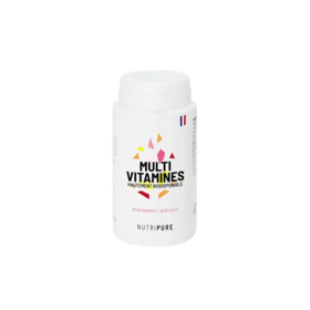 Nutripure Multivitamines 60 gélules – complexe 21 nutriments bioactifs, énergie et immunité