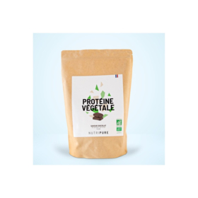 Nutripure Protéine végétale bio chocolat 750 g — isolat pois et riz vegan musculation