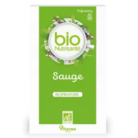 Bio Nutrisanté Infusion Sauge Respiratoire Bio 20 sachets
