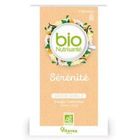 Bio Nutrisanté Infusion Sérénité Bio Saveur Vanille 20 sachets