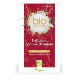 Vitavea Santé BioNutrisanté infusion bio pomme d’amour 20 sachets – Douceur gourmande