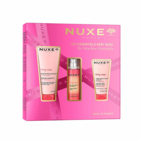 Nuxe Very Rose Coffret Rose À L’Infini – Huile Prodigieuse Florale 50 ml + Eau Micellaire Apaisante 100 ml + Baume Lèvres Rose 15 g — Routine Douceur & Éclat