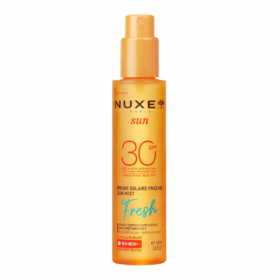 Nuxe Sun Brume Solaire Fraîche SPF30 150 ml – Brume solaire hydratante haute protection visage et corps