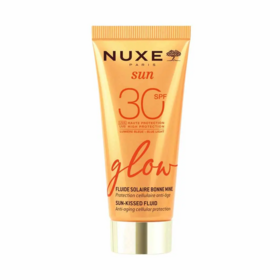 Nuxe Sun Glow Fluide Solaire Bonne Mine SPF30 40 ml – Fluide solaire teinté éclat naturel visage