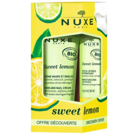 Nuxe Sweet Lemon Duo gourmand mains lèvres