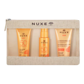 Nuxe Trousse Mes Indispensables Haute Protection Solaire 4 soins format voyage