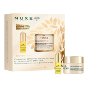 NUXURIANCE GOLD - Coffret Crème-Huile Nutri-Fortifiante Anti-âge 50 ml + Super Sérum 5 ml Offert