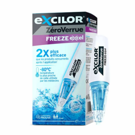 Excilor ZéroVerrue Freeze Excel Traitement des Verrues 21 ml – Cryothérapie contre les verrues des mains et des pieds
