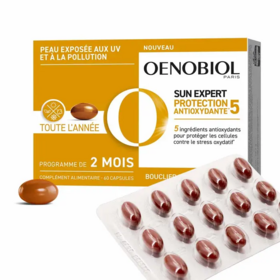 Oenobiol Sun Expert Protection Antioxydante 60 capsules protection peau antioxydant