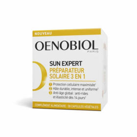 Oenobiol Sun Expert Préparateur Solaire 3 en 1 - Complément alimentaire anti-âge Global 30 capsules