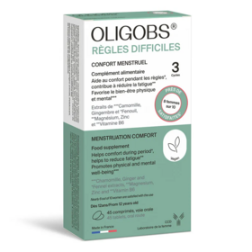 Oligobs confort menstruel règles difficiles 3 Cycles 45 comprimés