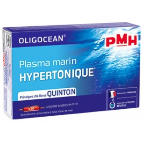 Oligocean Plasma Marin Hypertonique PMH 15 ml - 20 Ampoules