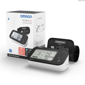 Omron M7 Intelli IT AFib – Tensiomètre automatique au bras HEM-7380T1-EBK, brassard 22-42 cm, avec détection de la fibrillation auriculaire