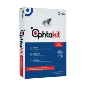 Ophtakit Allérgie collyre pour allérgies des yeux Kit 3 en 1