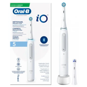 Oral B iO5 Brosse à dents électrique connectée avec accessoires – brosse à dents électrique