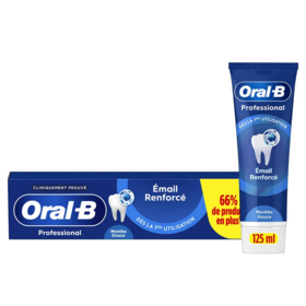 Oral B Professional émail renforcé dentifrice 125 ml – dentifrice renforçant l’émail