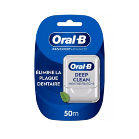 Oral B Fil Dentaire Pro Expert Advanced 50 m - Hygiène bucco-dentaire  et Gencives saines - Fil enrichi en fluor