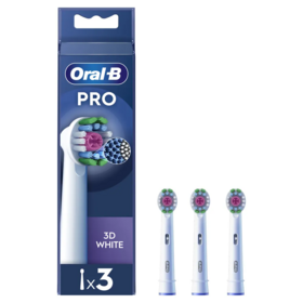 Oral-B pro 3D White 3 brossettes de rechange – brossettes électriques blancheur