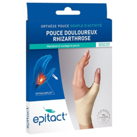 Orthèse de Pouce Souple d'Activité Rhizarthrose Jour Droite Taille L - 1 Unité