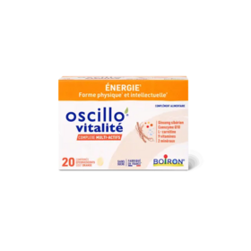 Boiron Oscillo’ Vitalité Adulte 20 comprimés complément énergie & vitalité