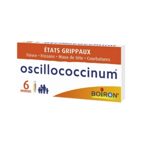 Boiron Oscillococcinum États Grippaux 12 doses – Médicament homéopathique contre la grippe et les états grippaux