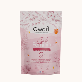 Owari Cycle féminin Tisane pour le confort menstruel 50 g