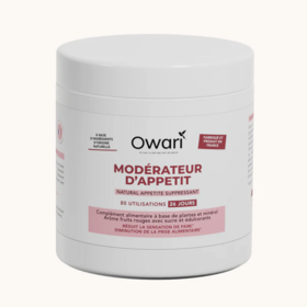 Owari Modérateur d'appétit complément alimentaire minceur 20 sticks