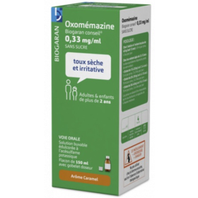 Oxomémazine 0,33 mg/ml - Toux - 150 ml