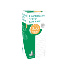 Oxomémazine Sirop Sans sucre 150 ml Teva Sirop pour la toux sèche