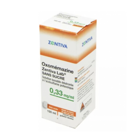 Zentiva Oxomémazine 0,33 mg/ml Sirop Sans Sucre 150 ml – Médicament contre la toux sèche