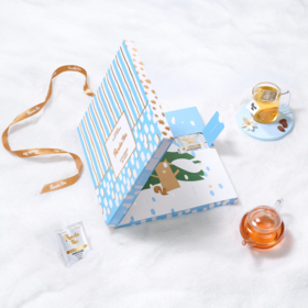 Panda Tea Calendrier de l'Avent 2026 – 24 thés et infusions, édition Bleu Polaire