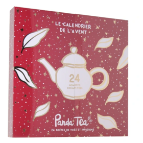 Panda Tea Calendrier de l’Avent 2025, 24 sachets thés & infusions bien-être