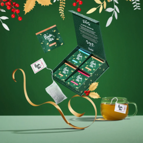 Panda Tea Coffret Tisanes et Thés de Noël 20 sachets - Édition 2024