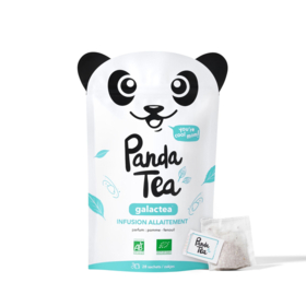 Panda Tea Galactea – Infusion bio fenouil, anis et carvi, 28 sachets