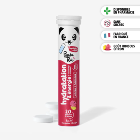 Panda Tea Pastilles Hydratation & Énergie Hibiscus-Citron 20 pastilles
