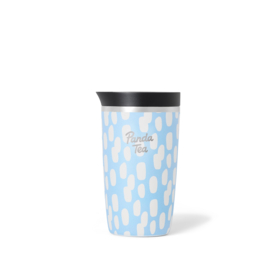 Panda Tea Travel Mug Noël 2026 – mug isotherme inox 360 mL Bleu Polaire