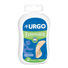 URGO Extensible Pansement - Lot de 48 Pansements 2 Formats
