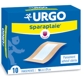 Pansement Sparaplaie Adhésif Stéril  10 x 7 cm - 10 pansements