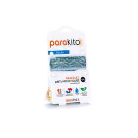Parakito Bracelet Anti-Moustique Adulte Jungle – Répulsif Naturel, Rechargeable